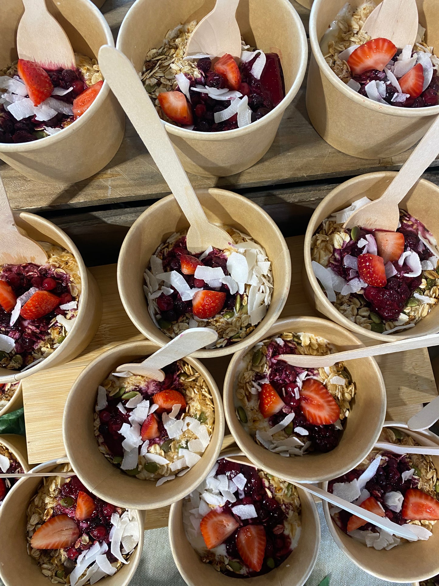Greek yogurt and Granola cups