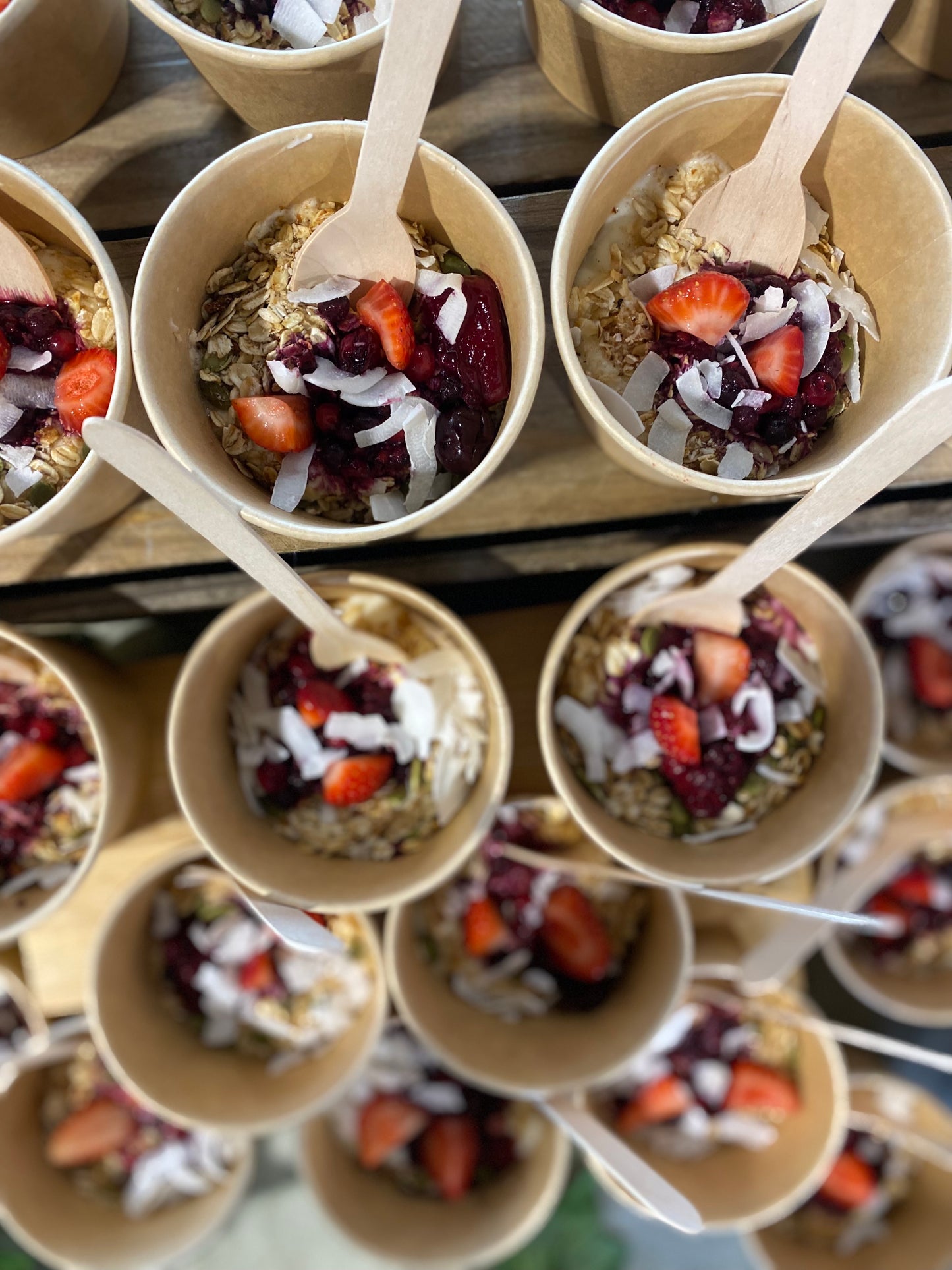 Greek yogurt and Granola cups